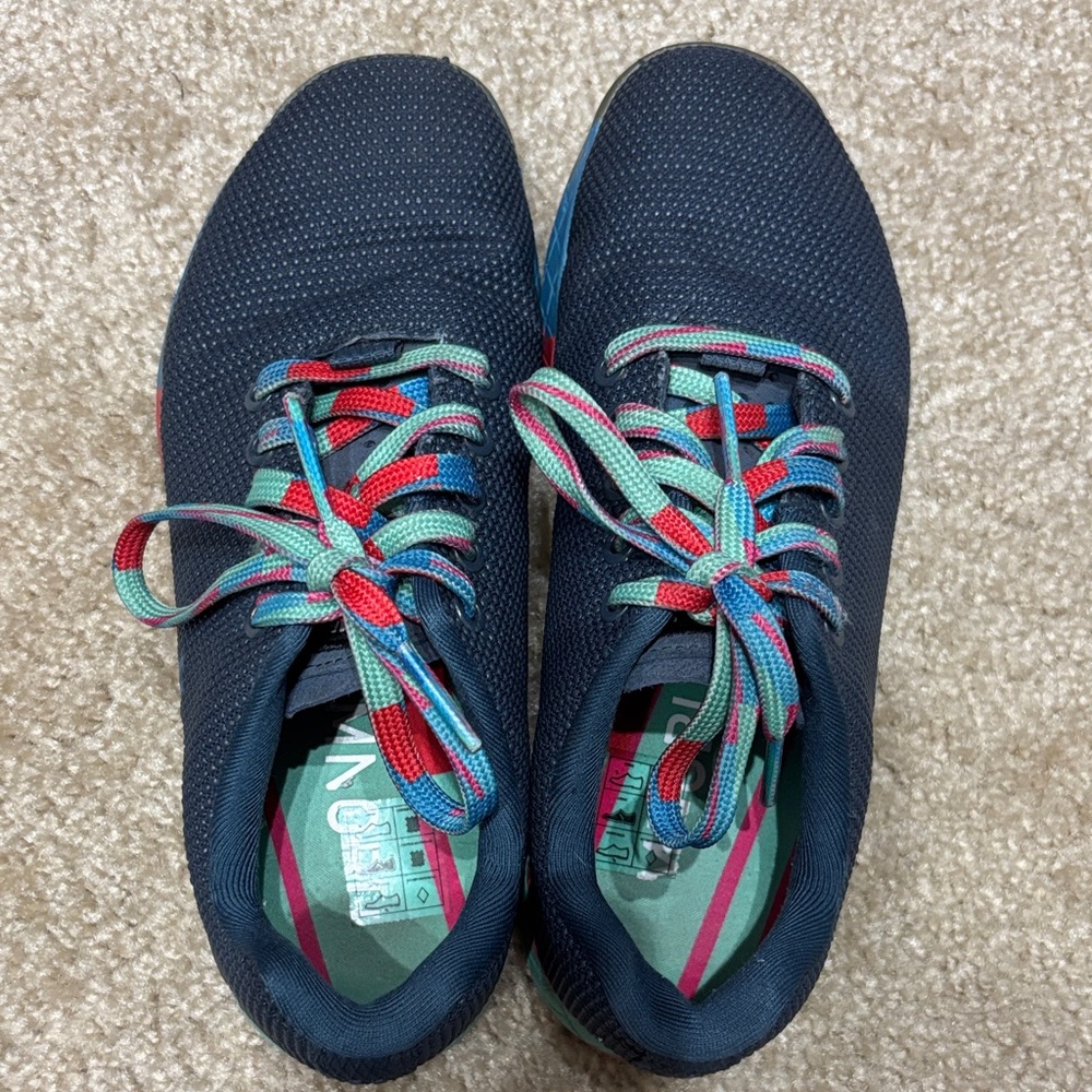 NOBULL Navy and Red Athletic Shoes